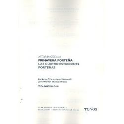 Primavera Porteña : für Violine, Viola und - Astor Piazzolla