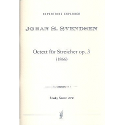Oktett op.3 : für 4 Violinen, -Johan Severin Svendsen