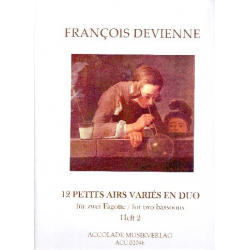 12 Petits Airs Varies En Duo Vol. 2 - Francois Devienne