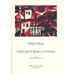 Sonate : für Altblockflöte und Bc - Filippo Ruge