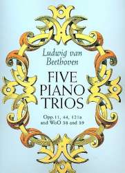 5 piano trios opp.11, 44, 121a - Ludwig van Beethoven