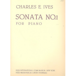 Sonata no.1 : for piano - Charles Edward Ives