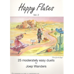 Happy Flutes vol.2 : 25 moderately - Joep Wanders