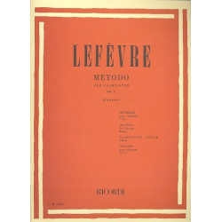 LEFÈVRE - Metodo per clarinetto vol.1 - Jean Xavier Lefèvre