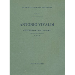 Concerto sol minore F.XI:21 : - Antonio Vivaldi
