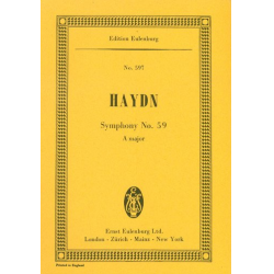 Sinfonie A-Dur Nr.59 Hob.I:59 : - Franz Joseph Haydn