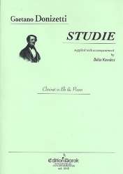 Studie : for clarinet and piano - Gaetano Donizetti