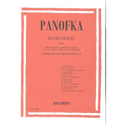 24 vocalizzi op.81 : per contralto, - Heinrich Panofka