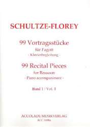 99 Vortragsstücke. Klavierbegleitung Zu Band 1 - Andreas Schultze-Florey