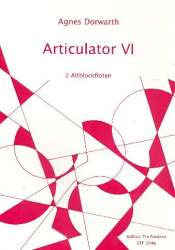 Artikulator VI (2 Altblockflöten) -Agnes Dorwarth