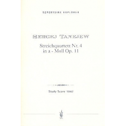 Streichquartett a-Moll Nr.4 op.11 - Sergej Tanejew