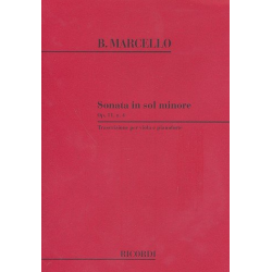 Sonata sol minore op.11,4 : per - Benedetto Marcello