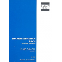 Fuge g-Moll BWV578 : für 2 Trompeten, - Johann Sebastian Bach