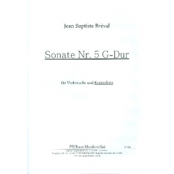 Sonate G-Dur Nr.5 : - Jean Baptiste Breval
