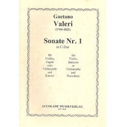 Sonate Nr. 1 - Gaetano Valeri