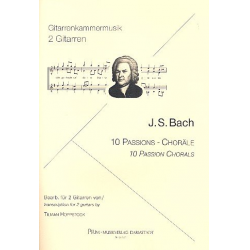10 Passions-Choräle : für 2 Gitarren - Johann Sebastian Bach