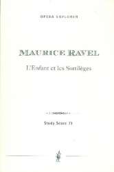 L'enfant et les sortilèges : Studienpartitur - Maurice Ravel