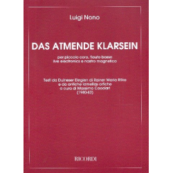 Das atmende Klarsein (+DVD) : - Luigi Nono