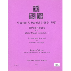3 Pieces from Water Music Suite no.1 : - Georg Friedrich Händel (George Frederic Handel)