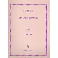 Études mignonnes op.131 : pour flûte - Giuseppe Gariboldi