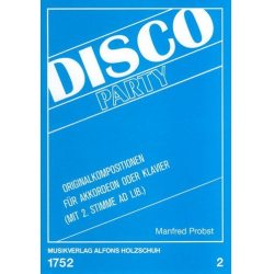 Disco-Party Band 2 : für Akkordeon