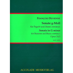 Sonate Op. 24 Nr. 5 G-Moll - Francois Devienne