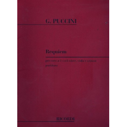 Requiem : für 3-stimmigen gem Chor (STB), Viola und Orgel - Giacomo Puccini