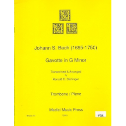 Gavotte in g Minor : - Johann Sebastian Bach