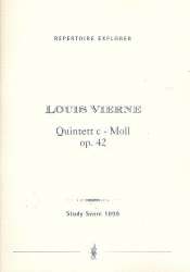 Quintett c-Moll op.42 : für 2 Violinen, - Louis Victor Jules Vierne