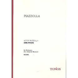 Oblivion for orchestra (score) - Astor Piazzolla / Arr. Eduardo Marturet