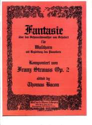 Fantasie über den Sehnsuchtswalzer von Schubert op.2 for french horn and piano - Franz Strauss / Arr. Thomas Bacon
