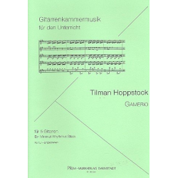 Gamerio : für 5 Gitarren - Tilman Hoppstock