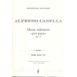 Missa solemnis op.71 : für Sopran, - Alfredo Casella Lavagnino