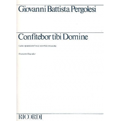 Confitebor tibi Domine : for soloists, - Giovanni Battista Pergolesi