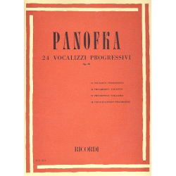 24 progressive Vokalisen op.85 : - Heinrich Panofka