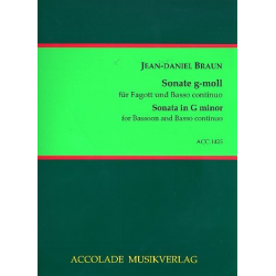 Sonate Für Fagott und Bass - Jean Daniel Braun