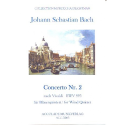 Concerto Nr. 2 D-Moll Bwv 593 Nach Vivaldi - Johann Sebastian Bach