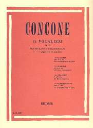 15 vocalizzi op.12 : per soprano o - Giuseppe Concone