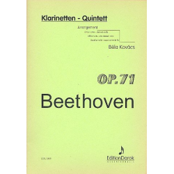 Sextett op.71 : für 3 Klarinetten, - Ludwig van Beethoven
