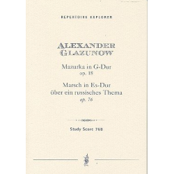 2 Stücke : für Orchester - Alexander Glasunow