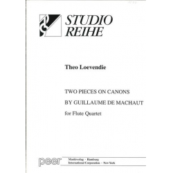 2 Pieces on Canons by Guillaume de Machaut : - Theo Loevendie