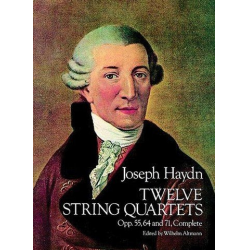 12 String Quartets op.55, -Franz Joseph Haydn