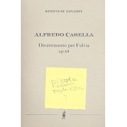 Divertimento per Fulvia op.64 : - Alfredo Casella Lavagnino
