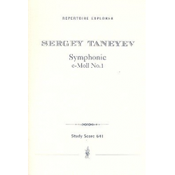 Sinfonie e-Moll Nr.1 : für Orchester - Sergej Tanejew