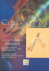 Sonaten Band 2 (+CD) : für Altblockflöte - Georg Friedrich Händel (George Frederic Handel)