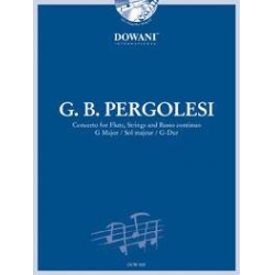 Konzert für Flöte, Streicher und Basso continuo in G-Dur -Giovanni Battista Pergolesi