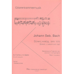 Sonate a-Moll BWV1020 : - Johann Sebastian Bach
