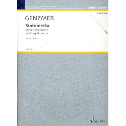 Sinfonietta : für Streichorchester - Harald Genzmer