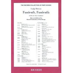 Funiculì funiculà : for mixed chorus -Luigi Denza