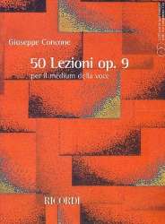 50 Lezioni op.9 per il medium della voce - Giuseppe Concone